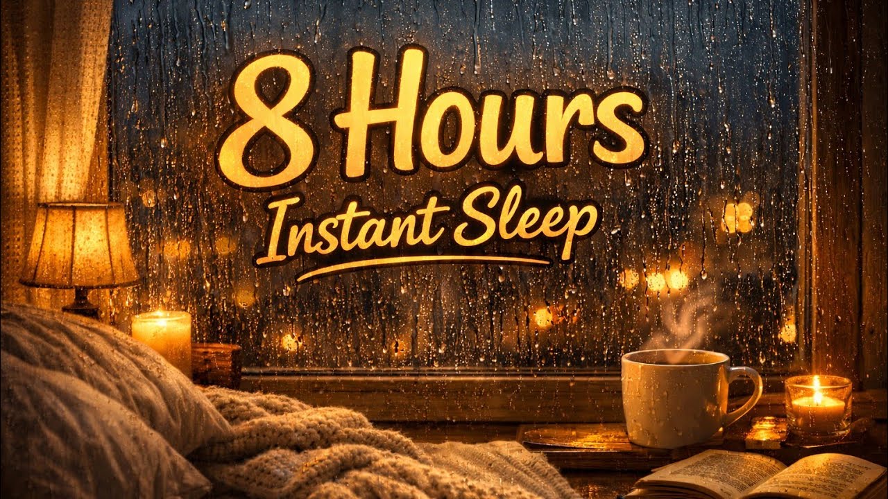 Rain Sounds for Sleeping | Heavy Thunderstorm for Deep Sleep & Relaxation ⛈️ #deepsleep 