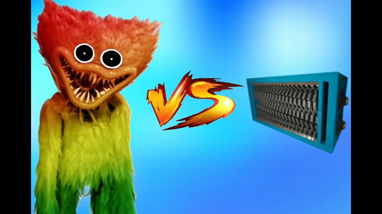 Rainbow Huggy Wuggy VS Shredder! Poppy Play Time