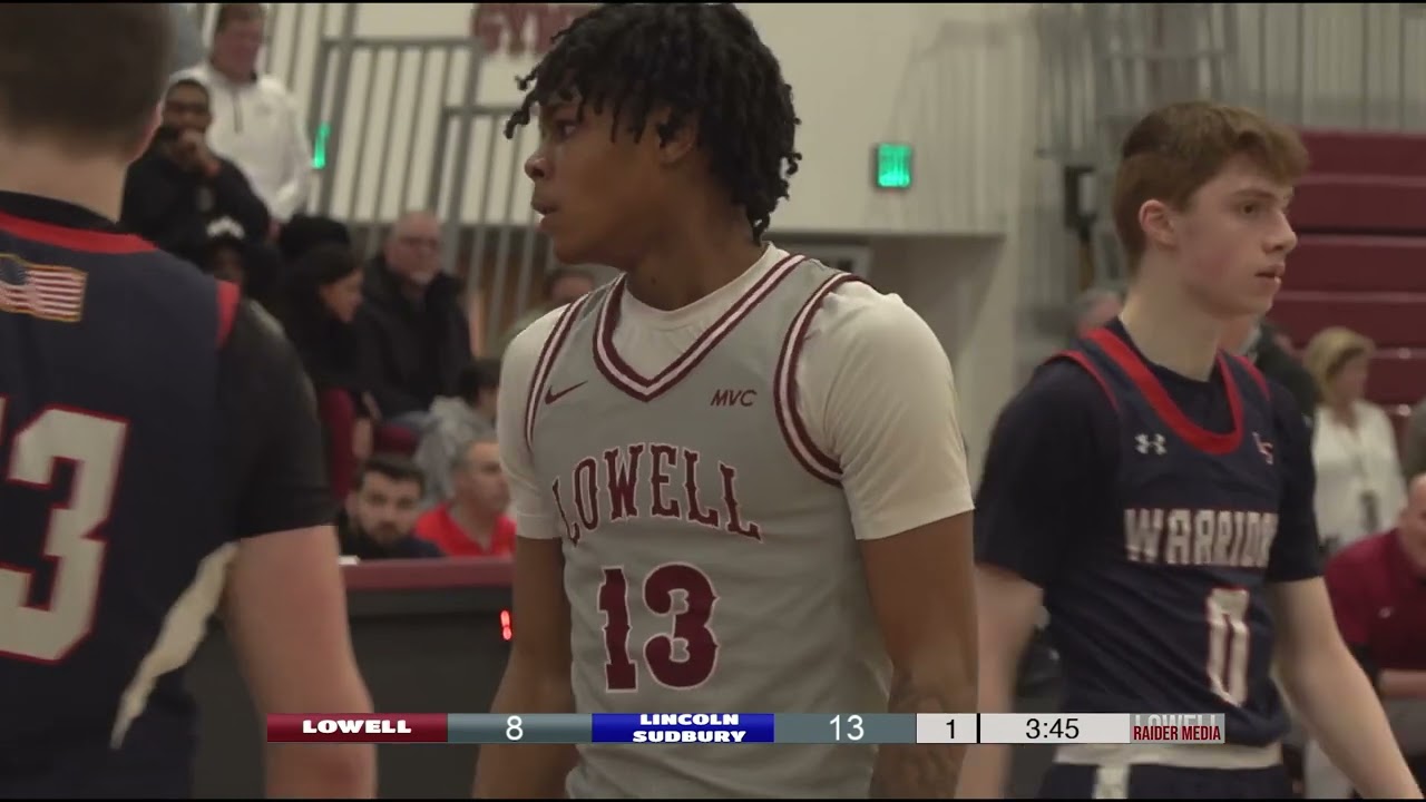 Lowell High School boys basketball vs Lincoln-Sudbury | March 4, 2025 MIAA Playoffs Round of 16