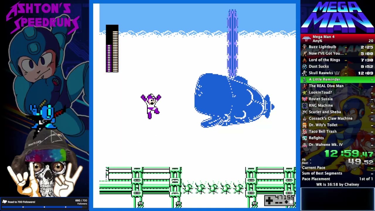 Mega Man 4 - Any% Former PB (44:14) | January 13, 2026