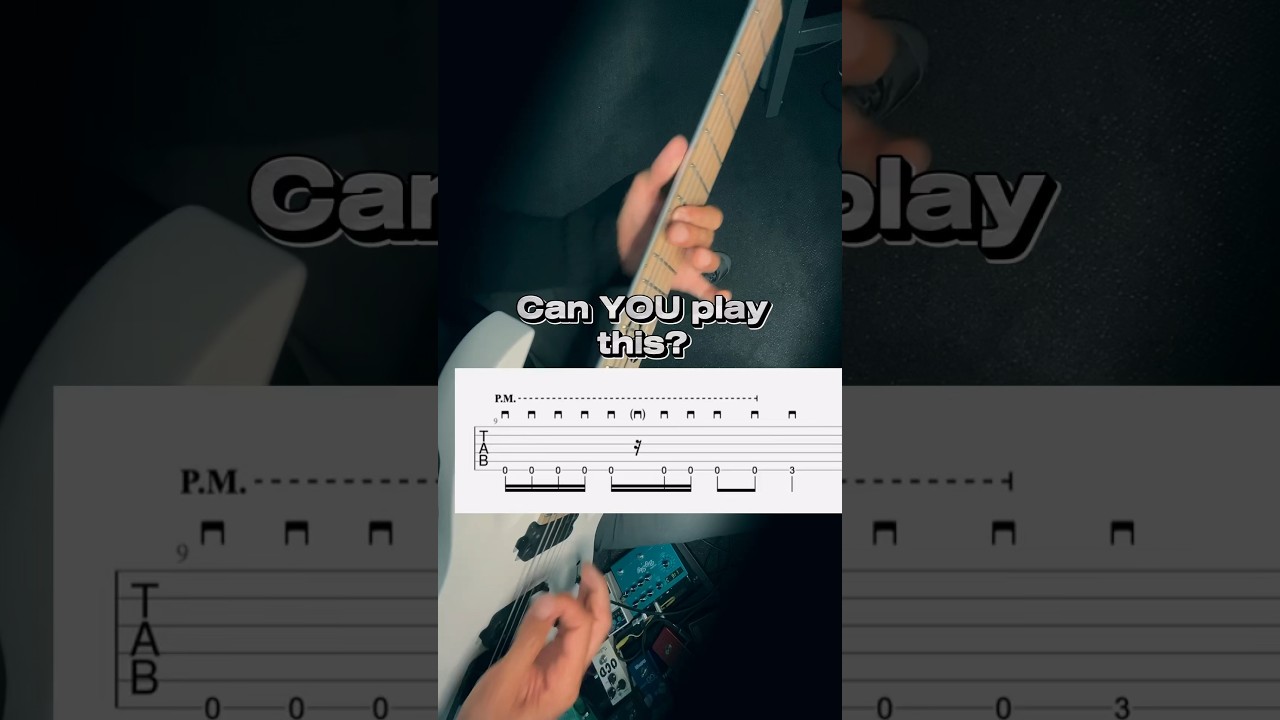 One man&rsquo;s fun is another&rsquo;s challenge! #Downpicking #Chug #Chuggy #Riff #Riffing #MetalRiff