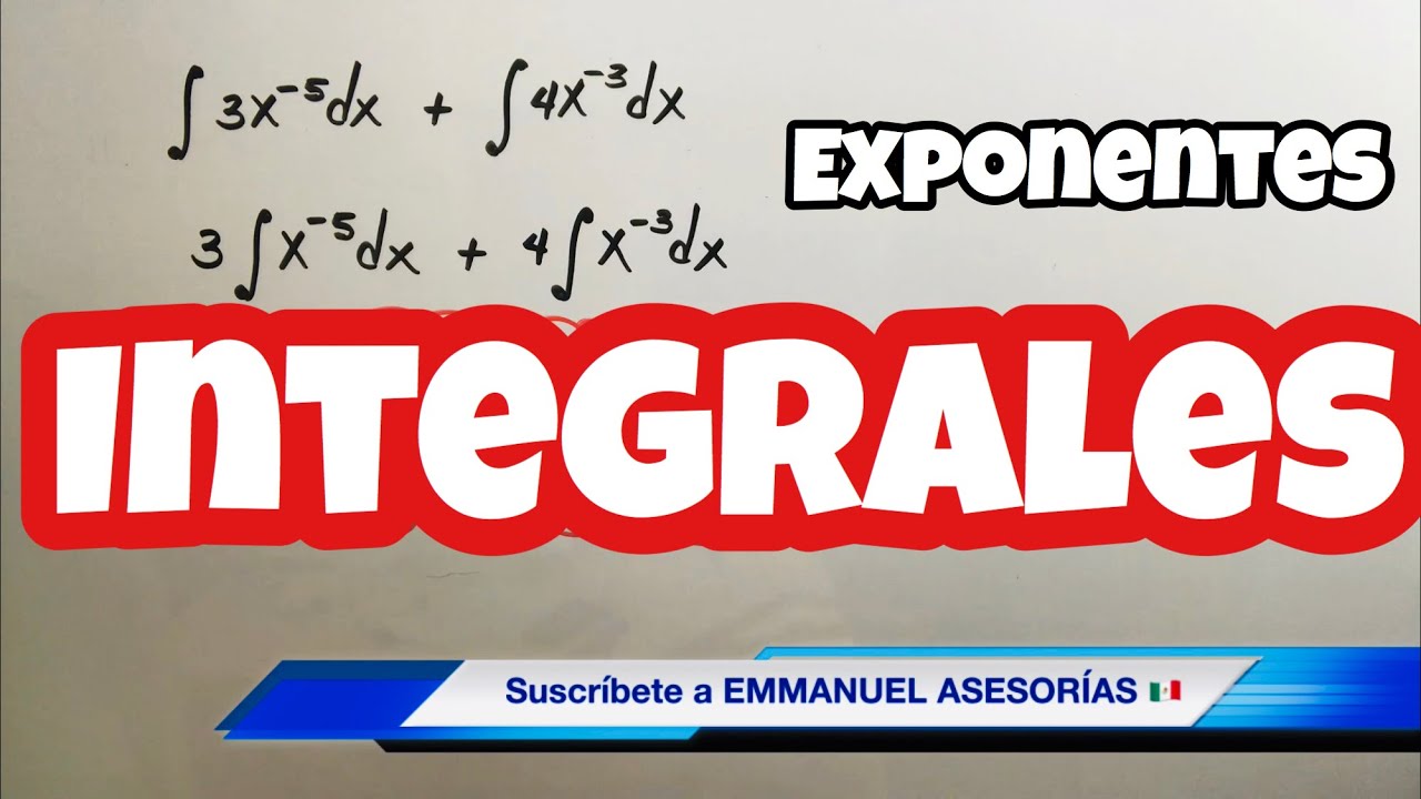 INTEGRALES DIRECTAS Y F&Aacute;CILES 🧮 Muchos Ejemplos