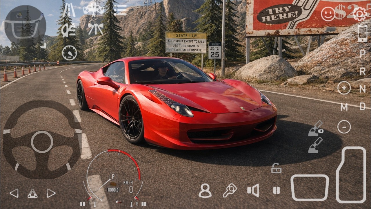 Ferrari 458 Italia Driving 4K - Car Parking Multiplayer 2 Gameplay 🚗🔥