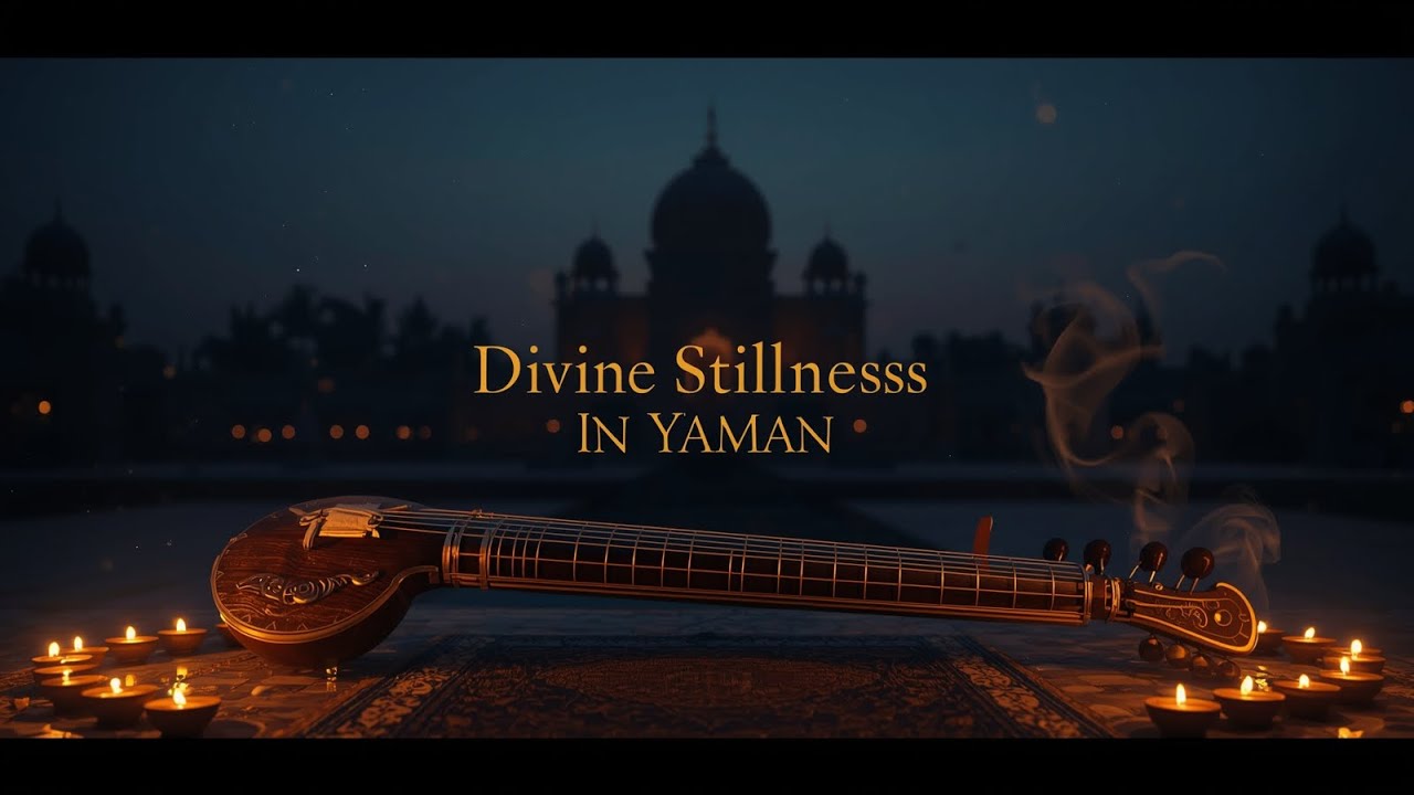 Divine Stillness in Yaman | Calm Indian Classical Setar Music with Tanpura & Tabla