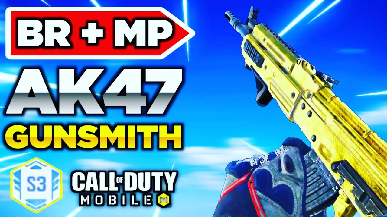 BEST AK47 GUNSMITH LOADOUT FOR BATTLE ROYALE AND MULTIPLAYER COD MOBILE SEASON 3