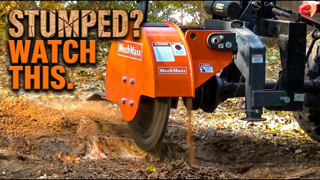 Stump grinders. Mech Max vs Woodland Mills  / 152 #Mec Max