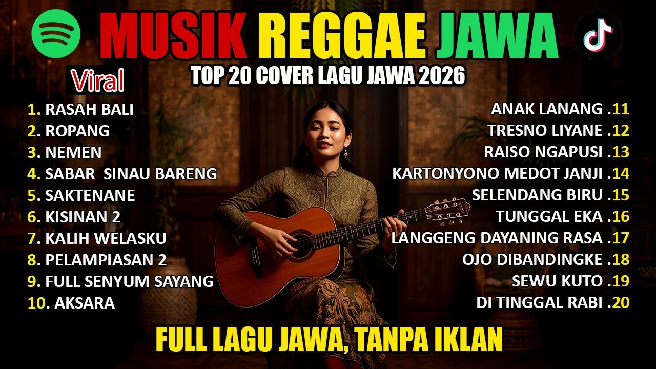 🎧🔥Full Album Reggae JAWA POPULER Top Lagu Spotify Indonesia 2026 Kumpulan Musik Cover SKA REGGAE