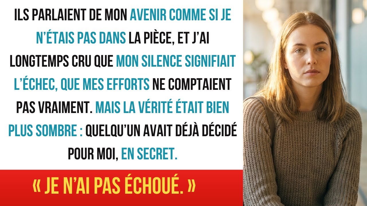 Ils ont décidé de mon avenir sans moi | Une histoire de silence et de trahison