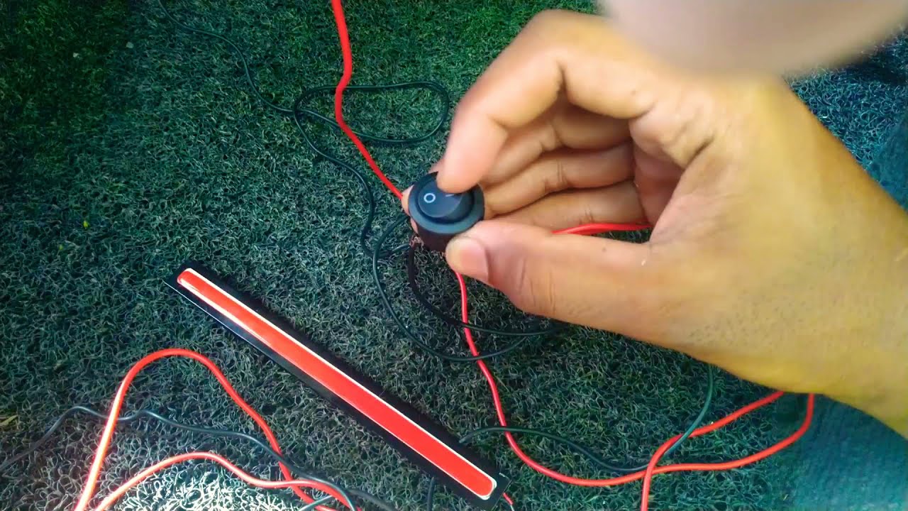 Diy Suis kereta (Suis Led kancil)