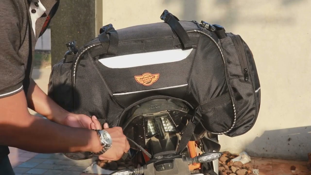 Installation of Tail Bag - Mounting made easy of tail bag on any bike