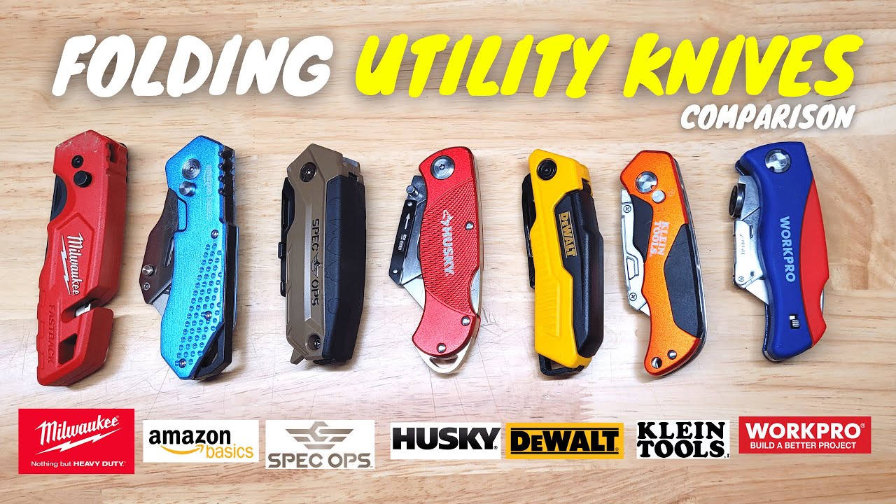 7 проверенных складных ножей! (Milwaukee, DeWALT, HUSKY, Amazon, WorkPro и SpecOps)