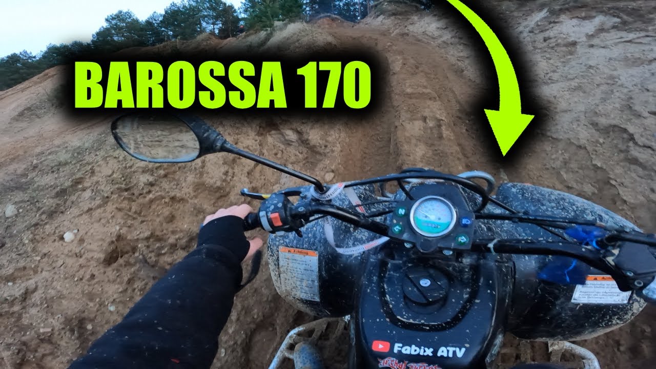 BAROSSA 170 JAK SOBIE RADZI na PODJAZDACH??