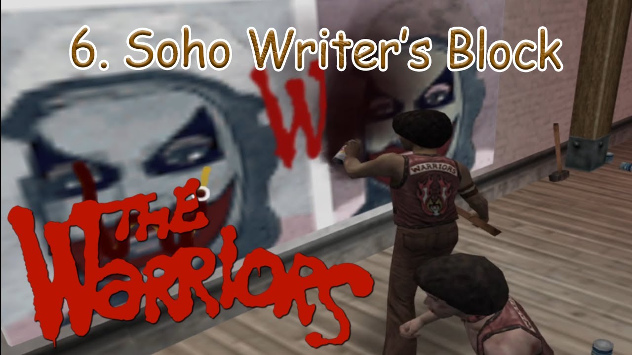 The Warriors PS2 Level 6: Soho - Writer's Block Walkthrough - Tag and Escape the Hi-Hats!