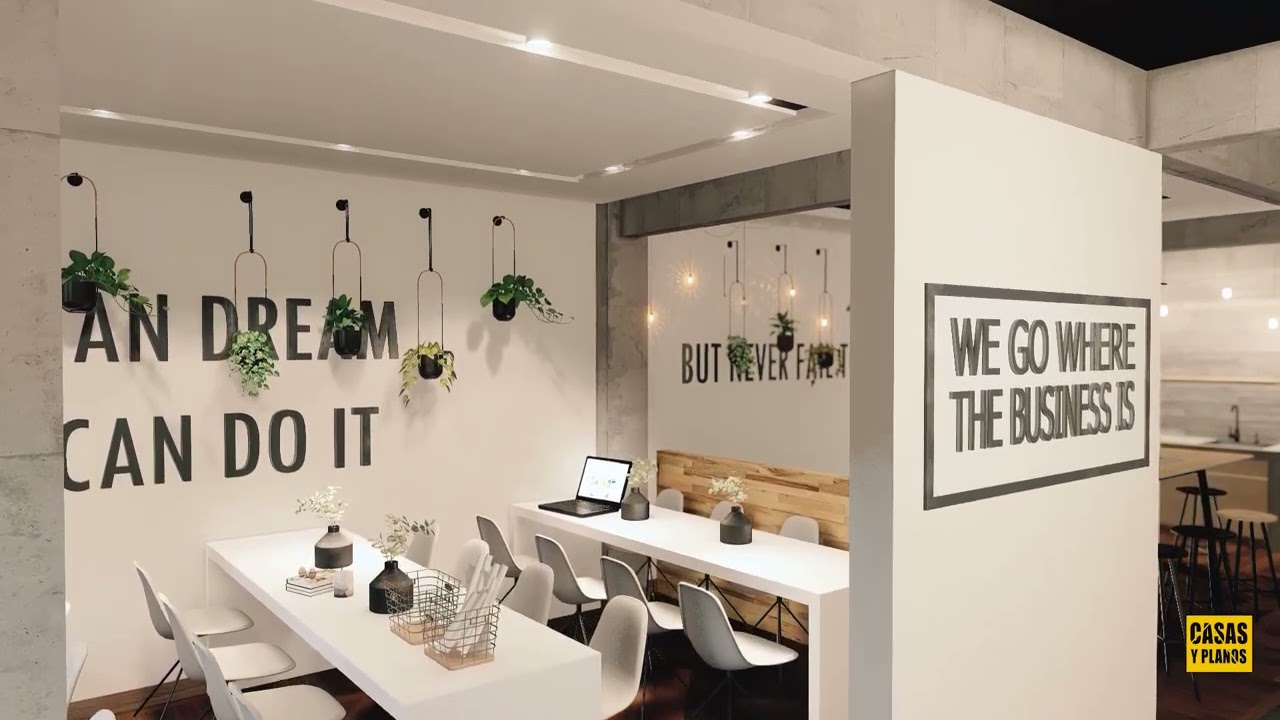 OFICINAS COWORKING DISEÑO INDUSTRIAL MODERNO