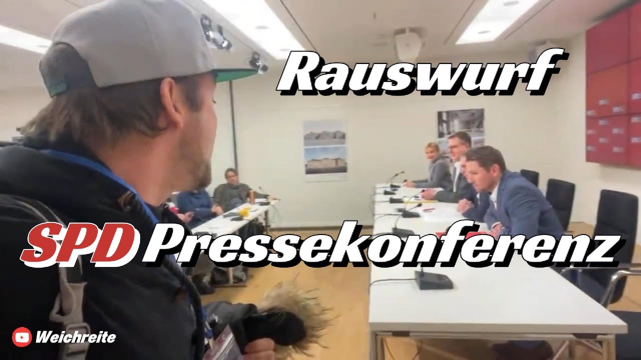 Rauswurf SPD Pressekonferenz Brandenburg 14.1.25