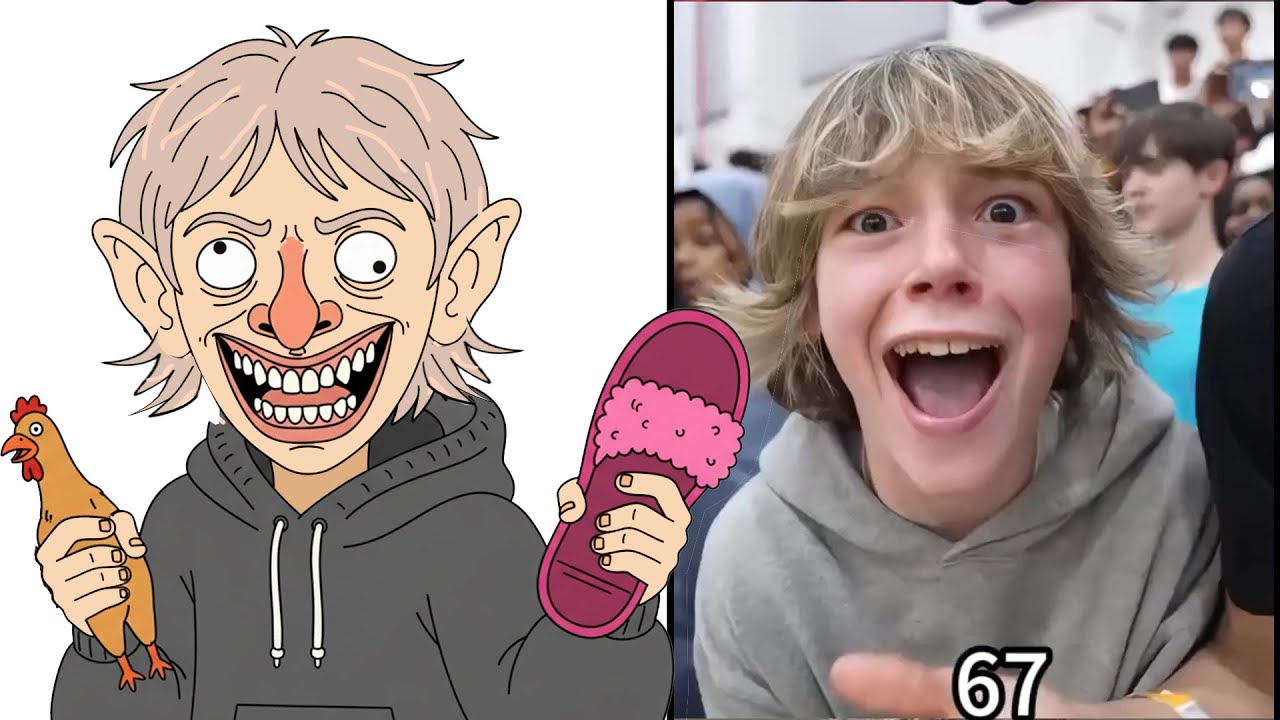 67 Kids - 61 - 41 - 56 - 89 - 93 Meme - Number meme Funny Drawing MEME