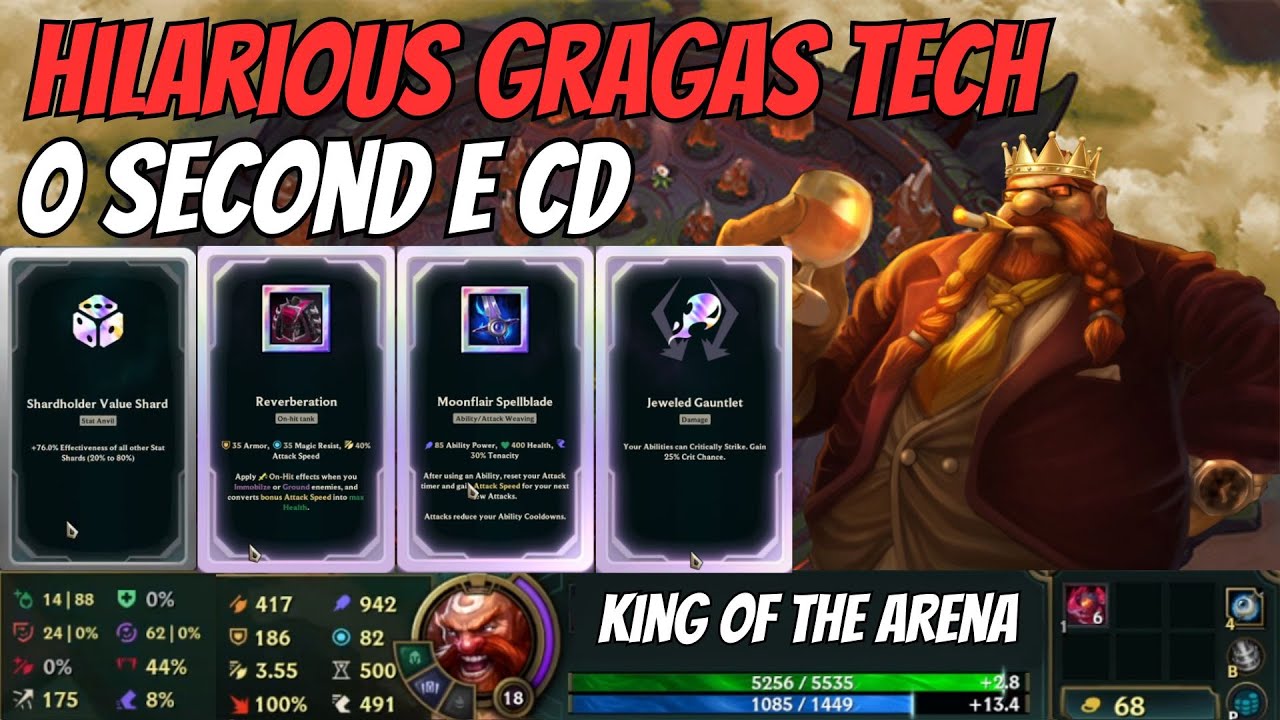 EVERY Gragas Mains DREAM GAME!!! INFINITE E IS BACK!! King Of The Arena