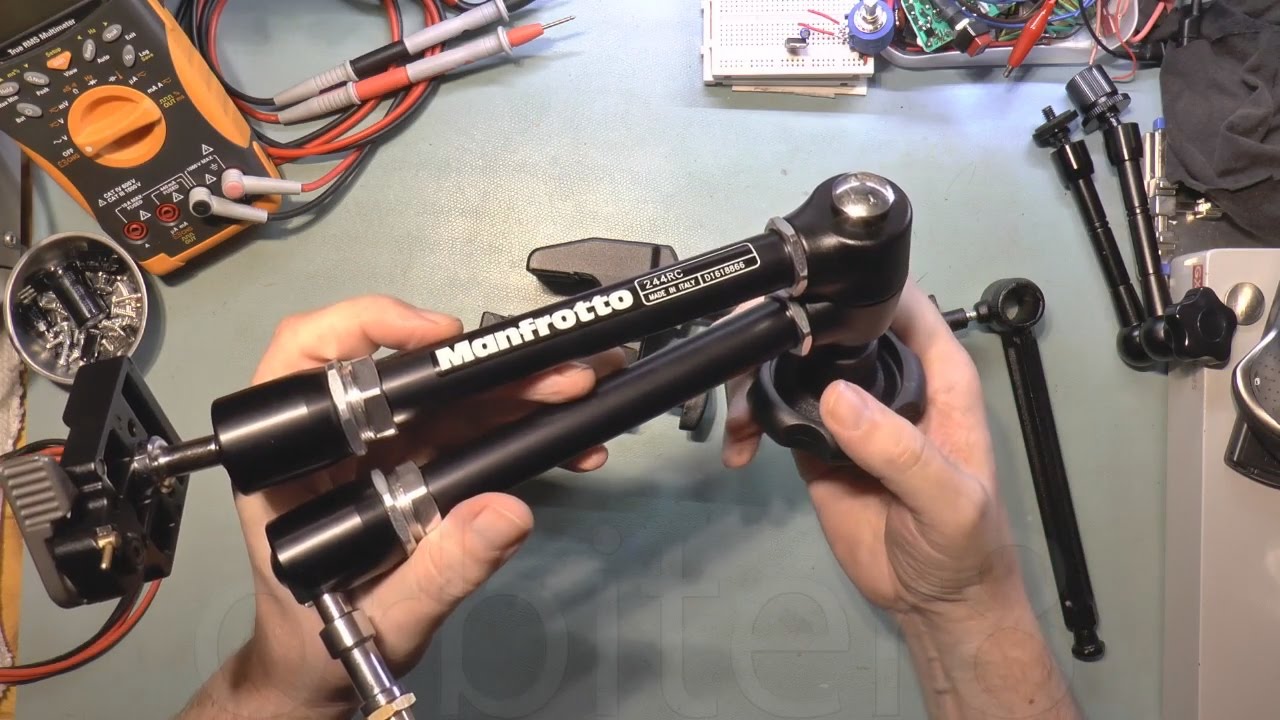 Manfrotto Friction Arm, Super Clamp, Camera Stud и удлинительный рычаг