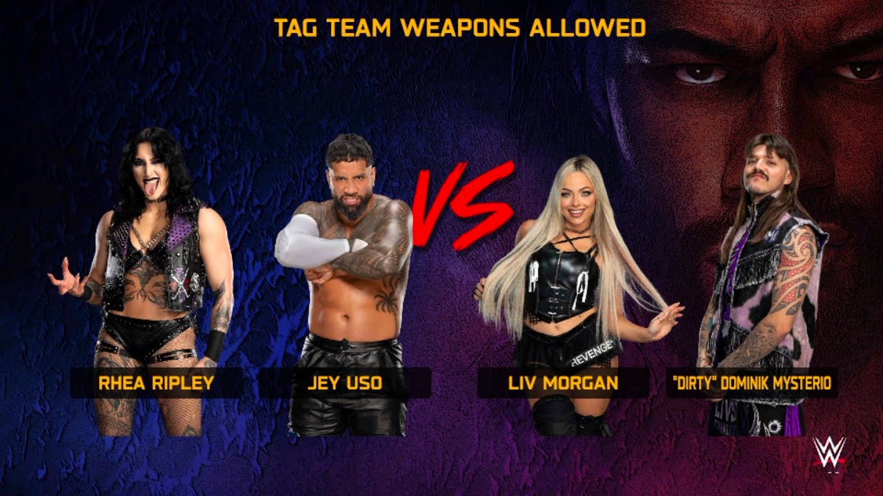 Rhea Ripley & Jey Uso DESTROY Liv Morgan & Dominik 😱 | WWE 2K25
