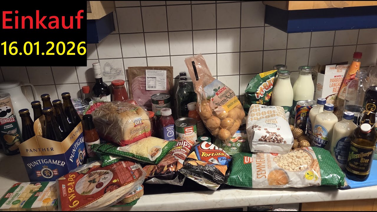 Für Taccos und Hendl! Mein größerer Einkauf beim Spar mit Kathi (16.01.2026)