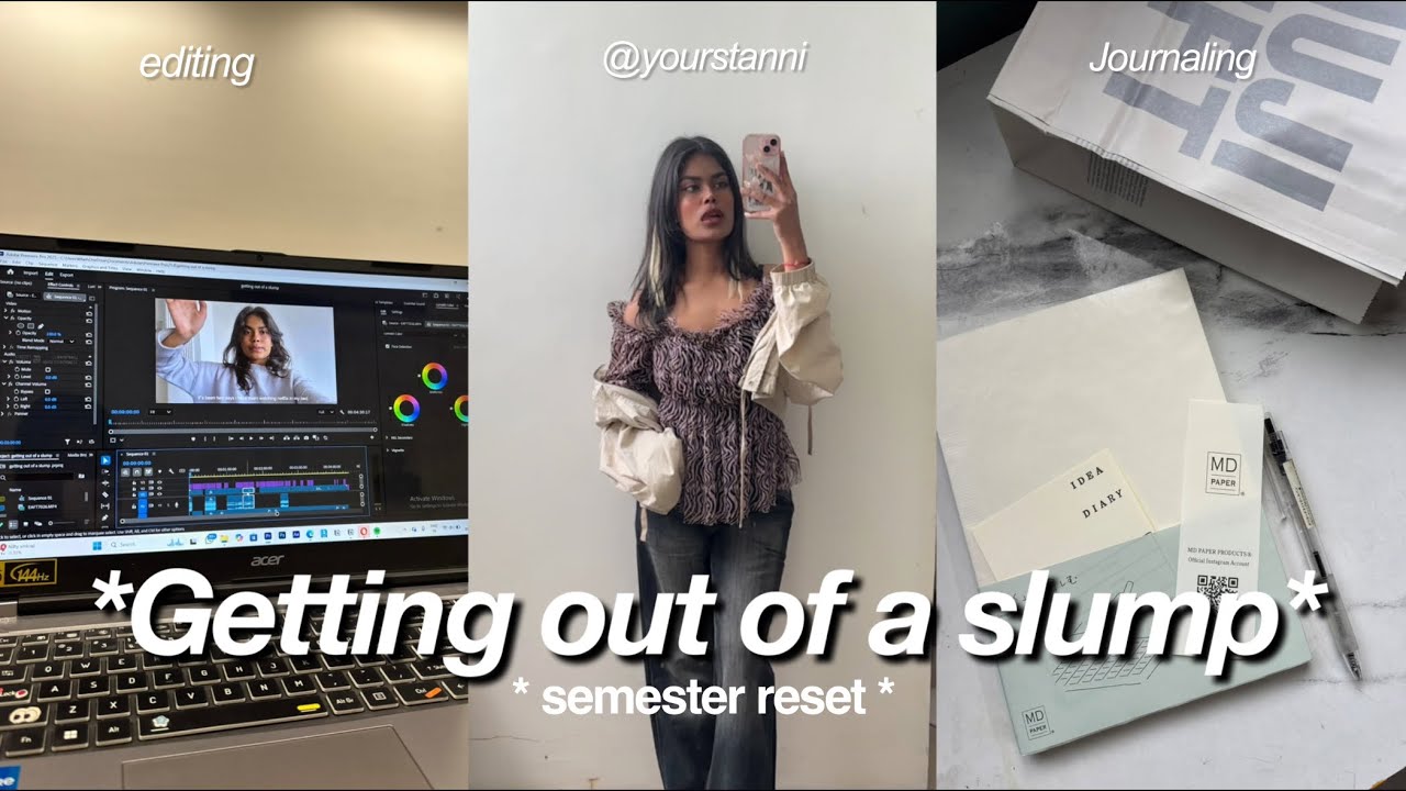 GETTING OUT OF A SLUMP*| preparing for a new semester