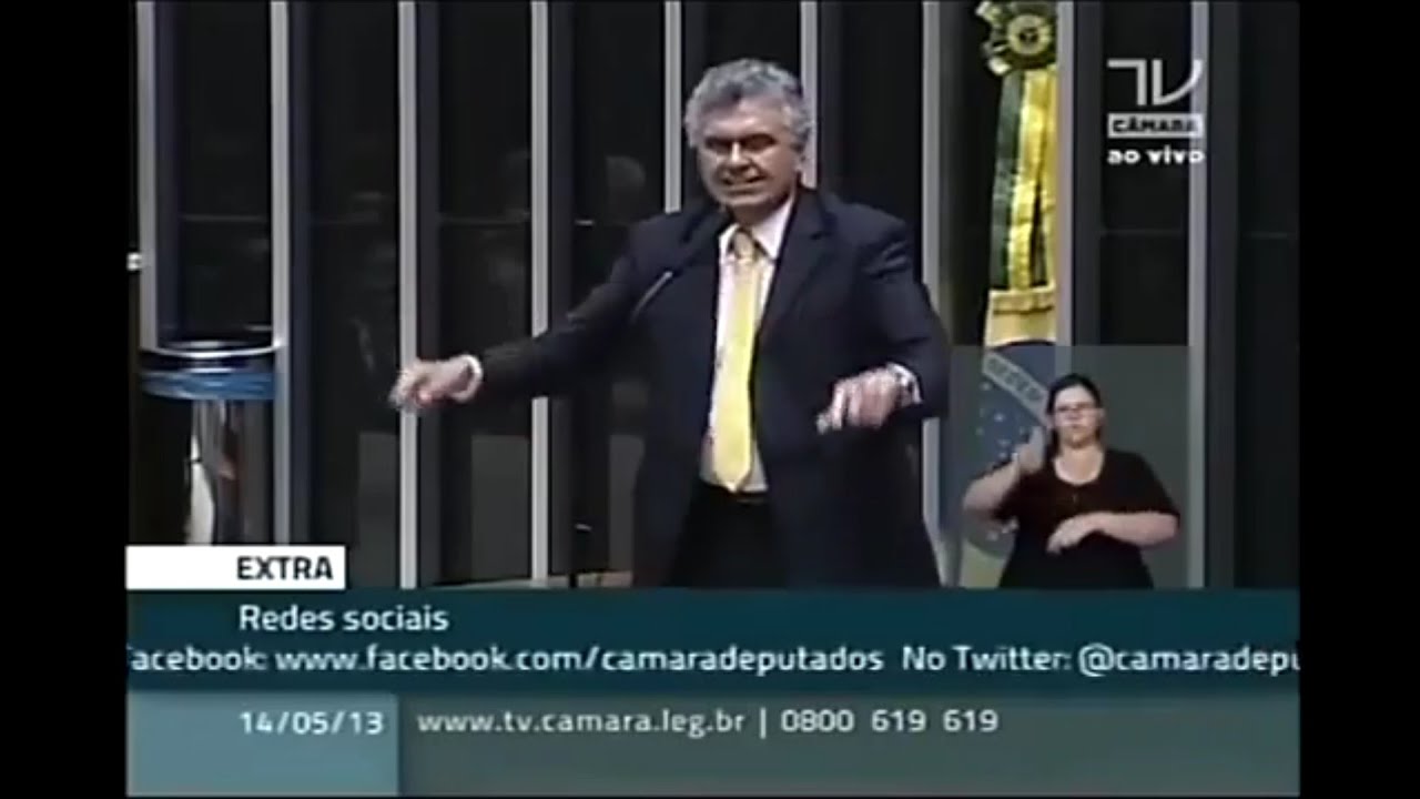 Dep Ronaldo Caiado chama o Dep  Anthony Garotinho de CHEFE DE QUADRILHA