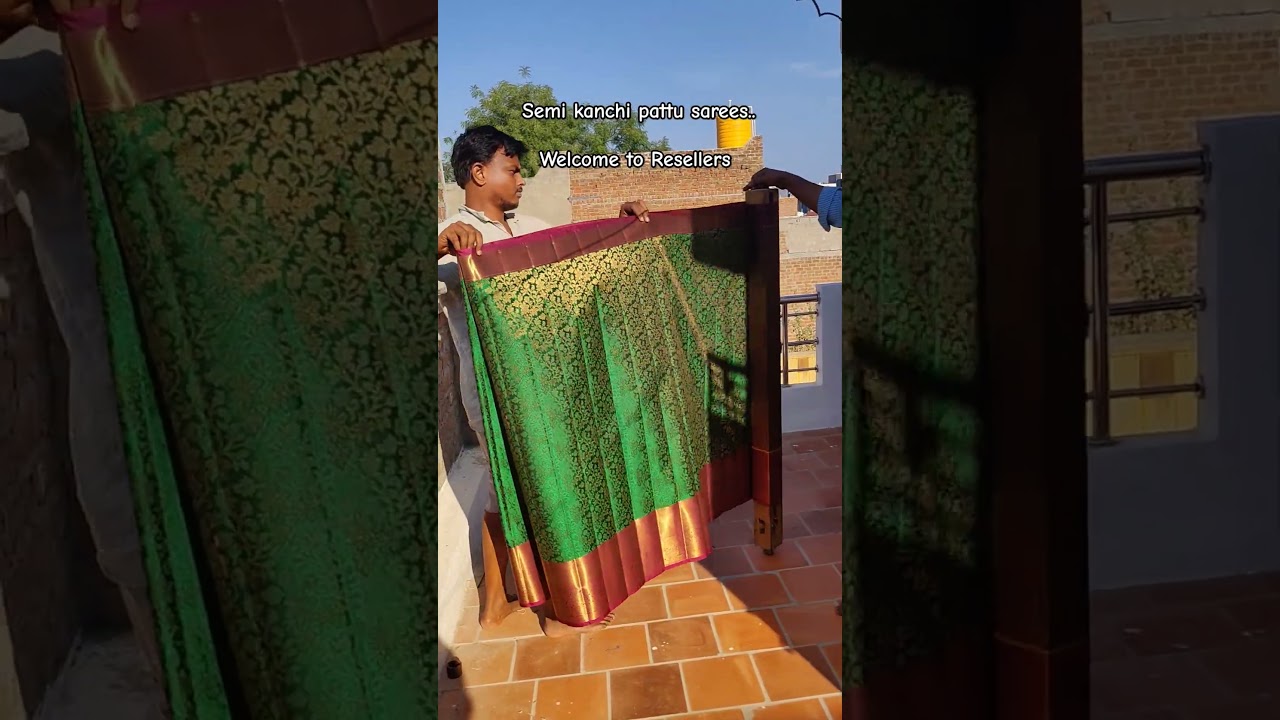 Price..3900/..Semi Kanchi Pattu sarees. High Quality Jari Used.dm for order what's app no 9052032048