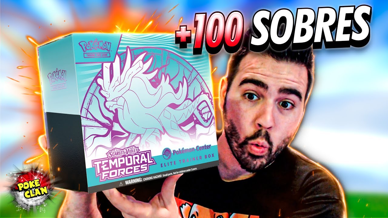 ABRO +100 SOBRES del *NUEVO SET* TEMPORAL FORCES 🔥 Pokémon TCG