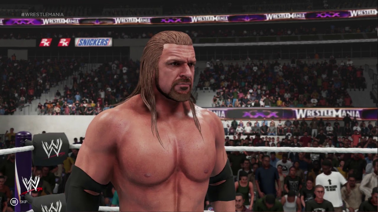 HHH vs. The Rock - Wrestlemania - WWE 2K19 - Xbox One X - Gameplay