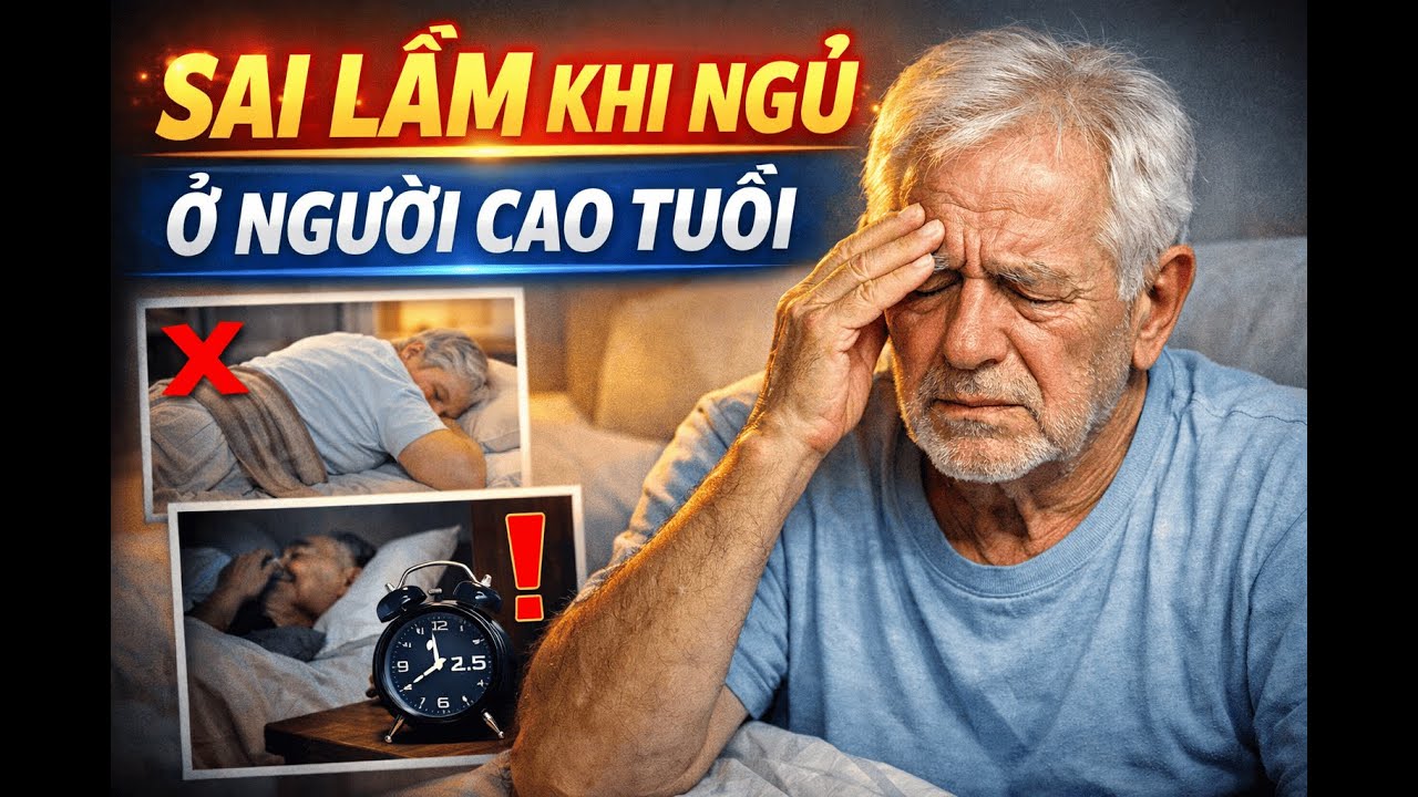 70 Tuổi Đừng Dại Ngủ Sớm! Bác Sĩ Chỉ Ra 3 Sai Lầm Chết Người Khi Ngủ