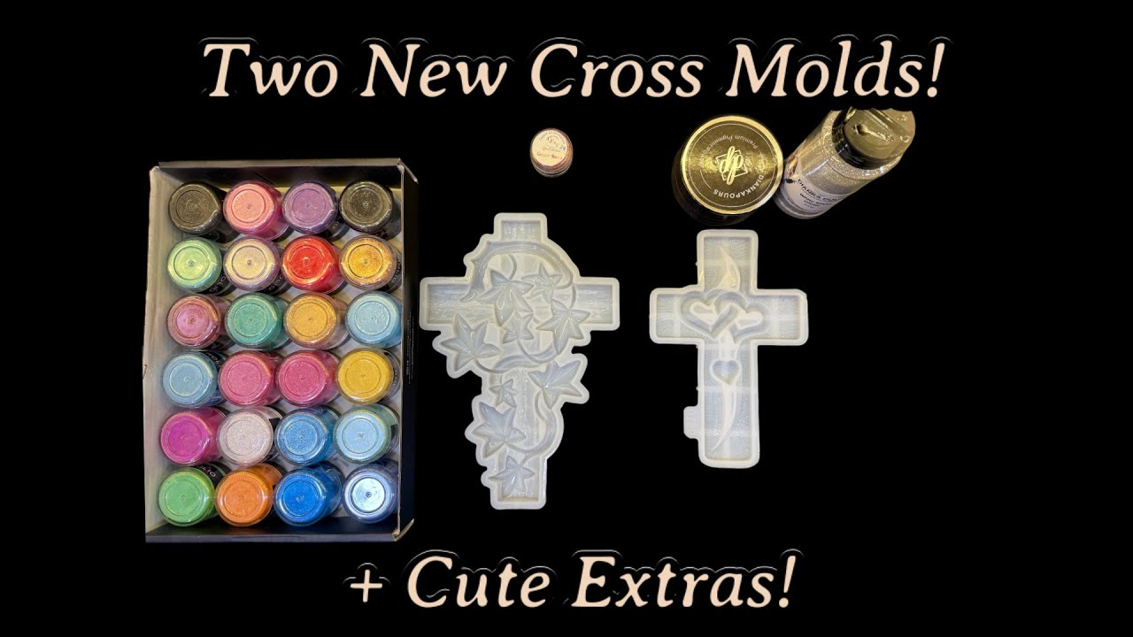 #898 Two New Cross Molds + Adorbs Lil' Elk