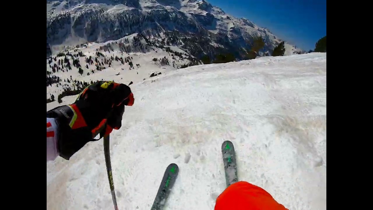Obertauern Seekareck zur Skiroute - Geländeabfahrt März 2022