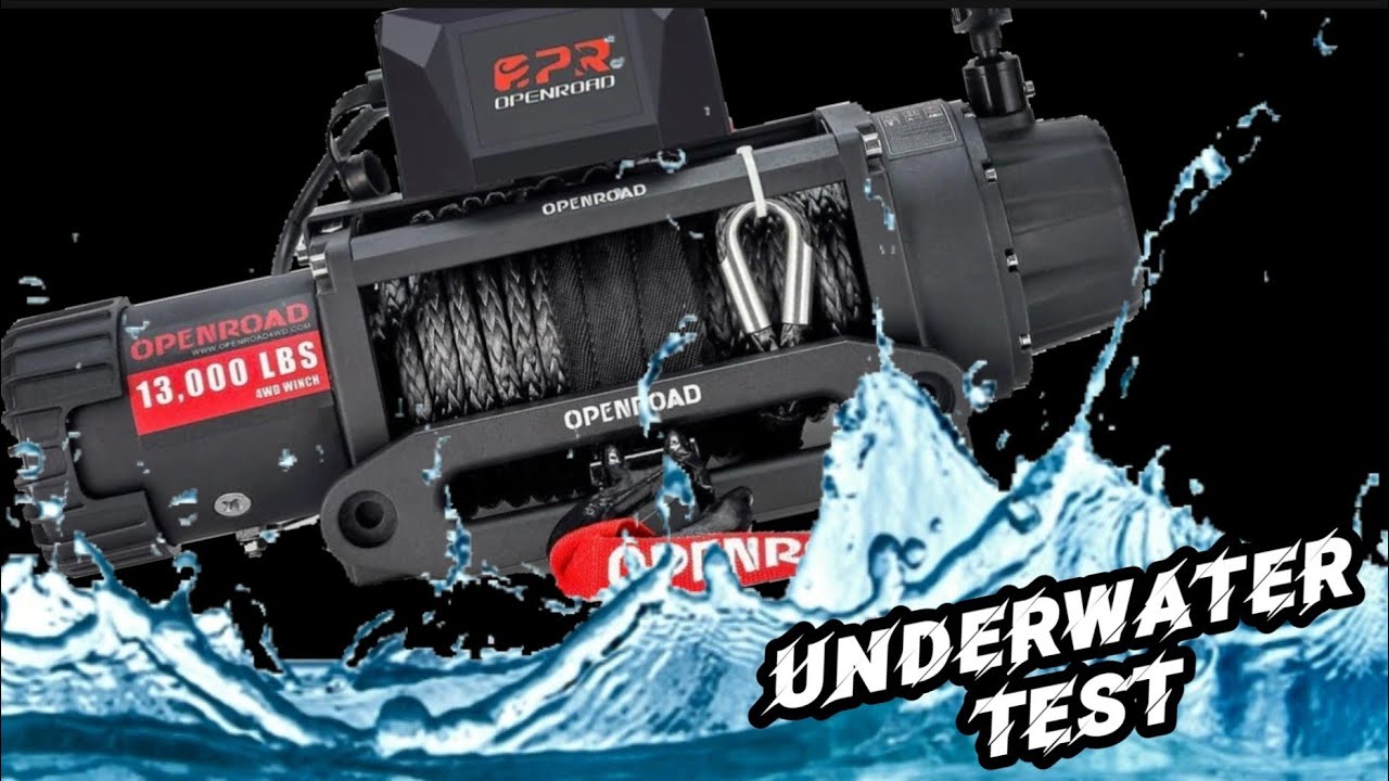 OPENROAD4wd Panther 2S PLUS 13k Winch💧Underwater test #automobile #overlanding #offroad #openroad4wd