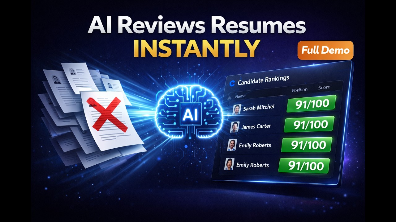 I Built an AI Resume Screener That Scores Candidates Instantly (Full Demo)
