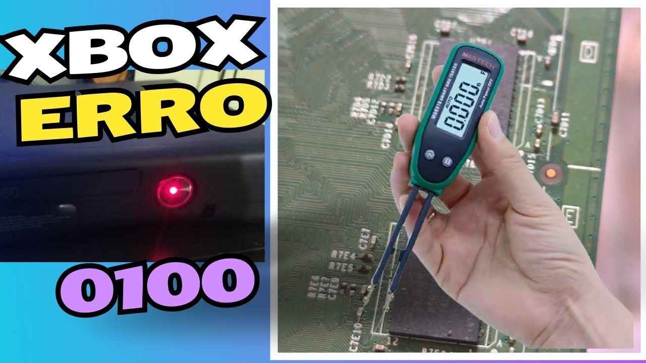 Xbox luz vermelha erro 0100