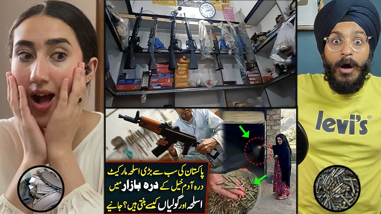 Indian Reaction to How Guns are made in Pakistan's Darra Adam Khel's Darra Bazaar
