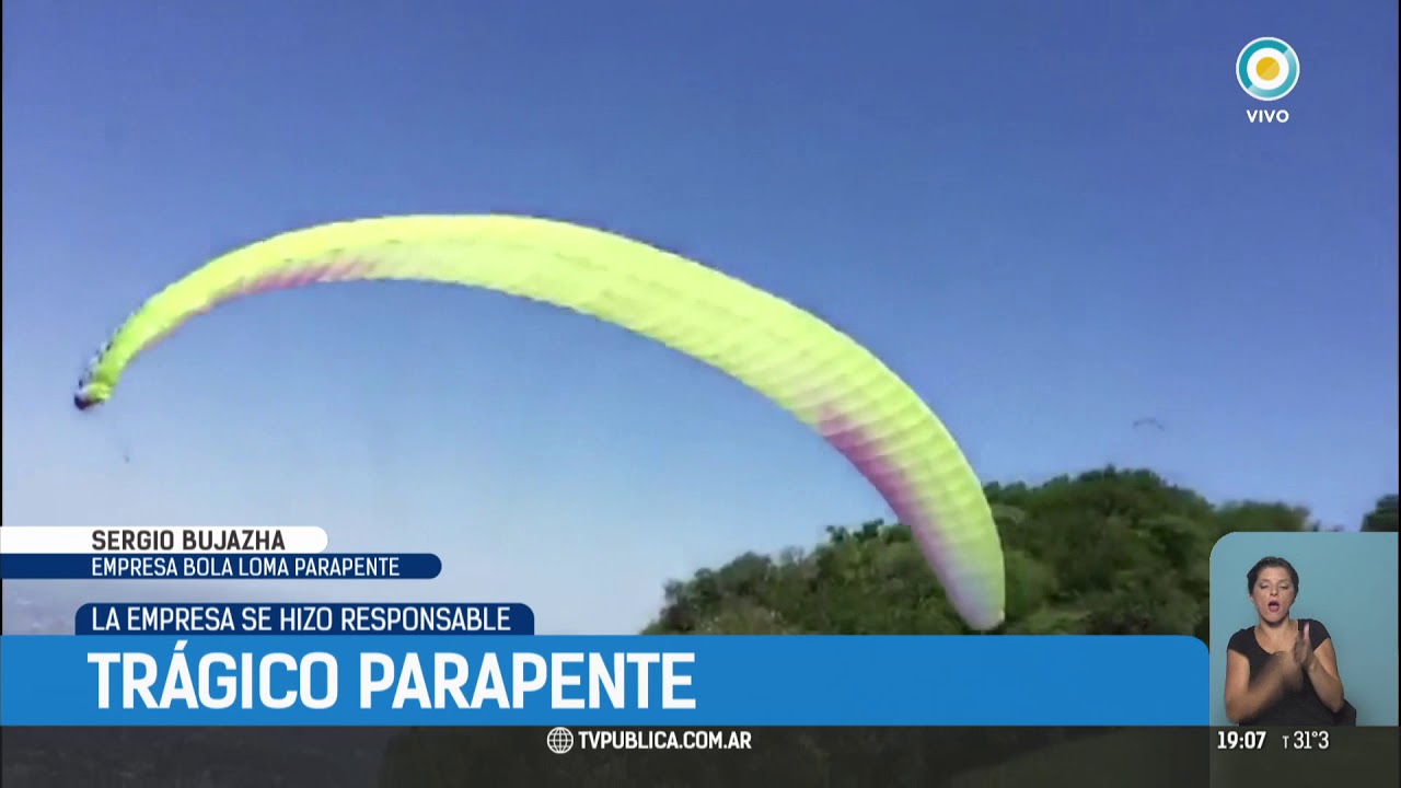 Trágico vuelo en parapente | #TPANoticias
