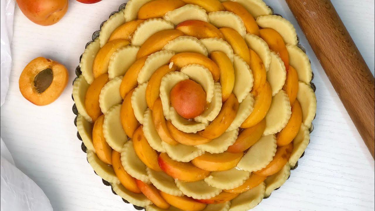 Bastano solo 5 minuti! Crostata con albicocche dolce facile e scenografico!