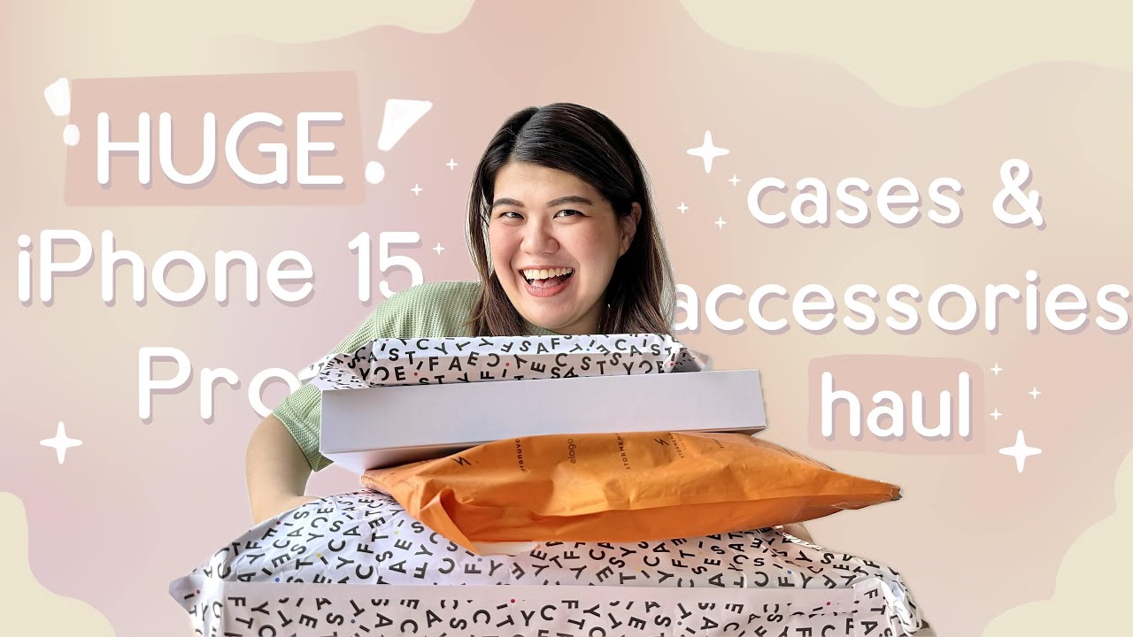📦HUGE unboxing of the iPhone 15 Pro cases & accessories! (CASETiFY, MOFT & MORE!) ✨