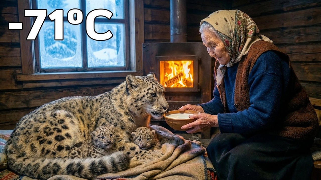 An 82 Year Old Widow Saved a Freezing Snow Leopard Family in the Himalayas ❄️🐆