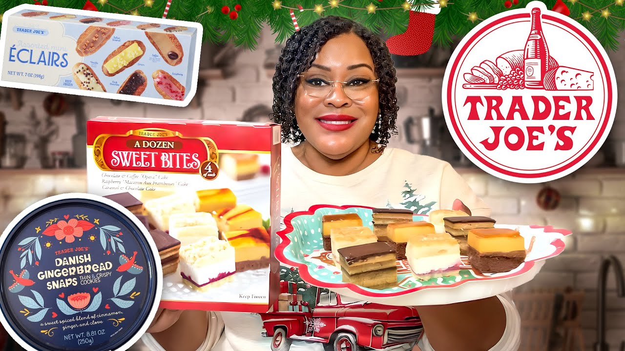 TRADER JOE'S TASTE TEST OF DELICIOUS TREATS IDEA FOR CHRISTMAS CHARCUTERIE BOARD OR PARTY!