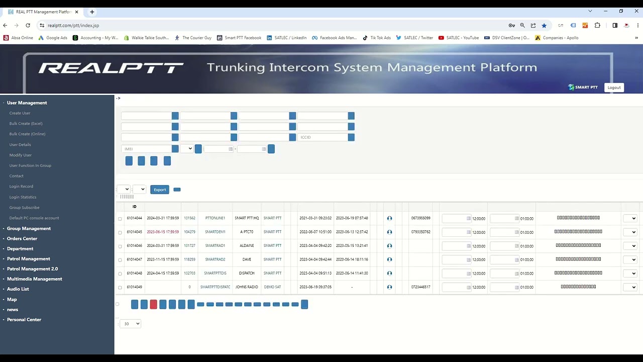 Smart PTT  Real PTT Platform Quick Guide To Change Name & Accounts