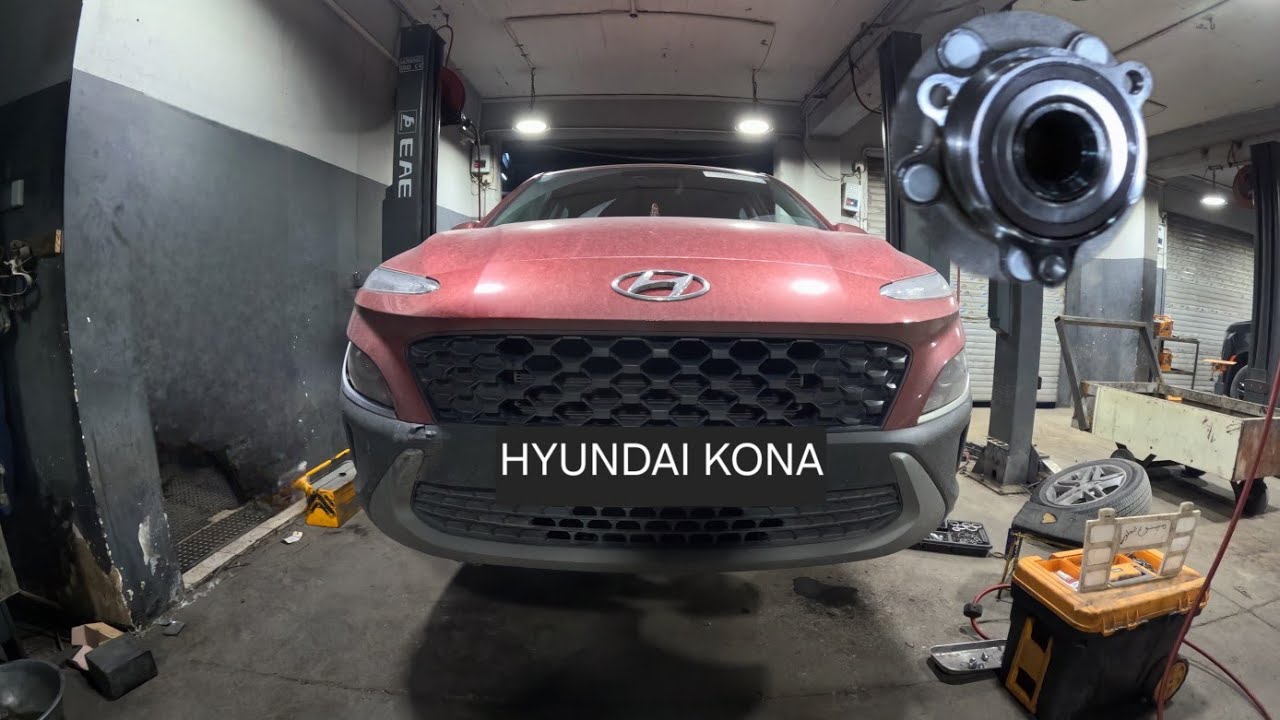 replacing front wheel hub bearing ... hyundai kona 2018-2024(torque specs)