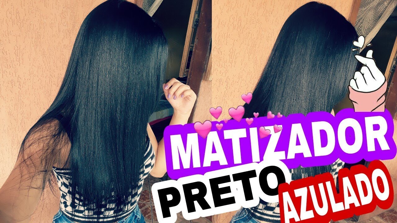 CABELO SUPER PRETO COM MATIZADOR