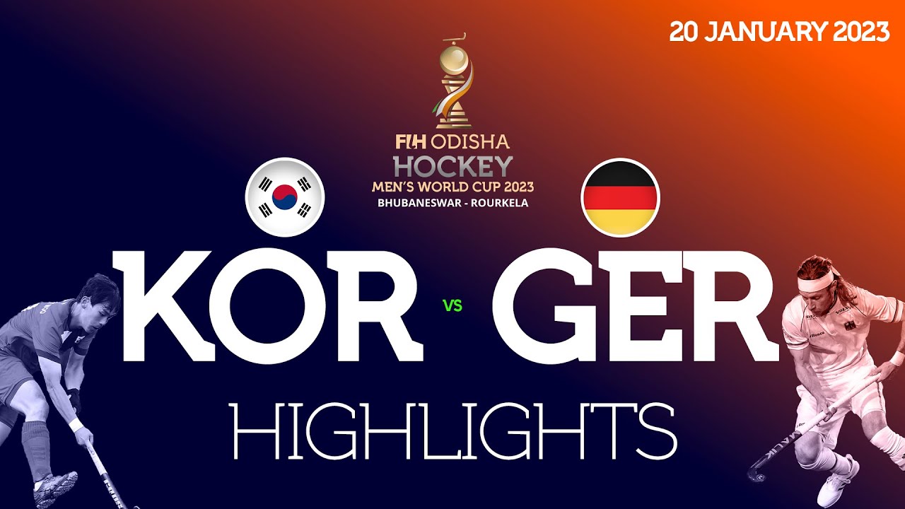 FIH Odisha Hockey Men's World Cup 2023 - Short Highlights : Korea vs Germany | #HWC2023