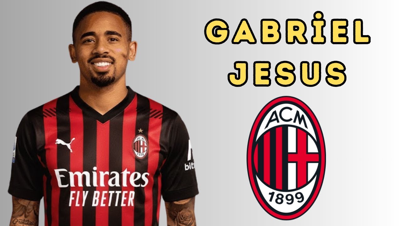 Gabriel Jesus 🇧🇷🔴⚫ AC Milan Transfer Target  Goals, Skills & Highlights 2025
