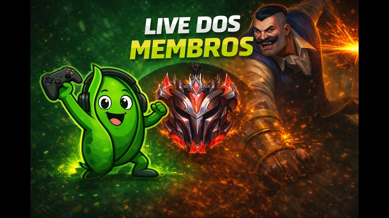 WILD RIFT AO VIVO – LIVE DOS MEMBROS NOVOS EMOJI