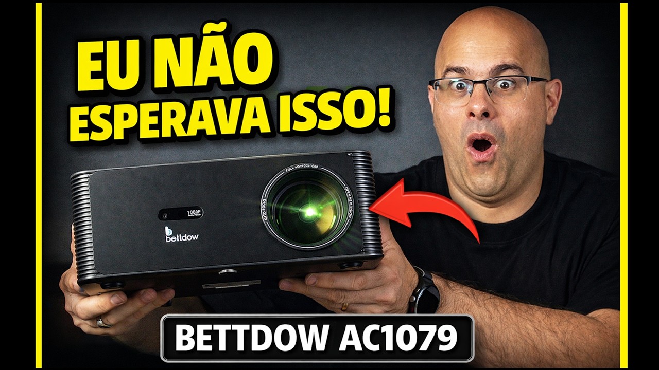 BETTDOW AC1079 É BOM MESMO? TESTEI O PROJETOR QUE ESTÁ CHAMANDO ATENÇÃO BOM E BARATO! Geek542