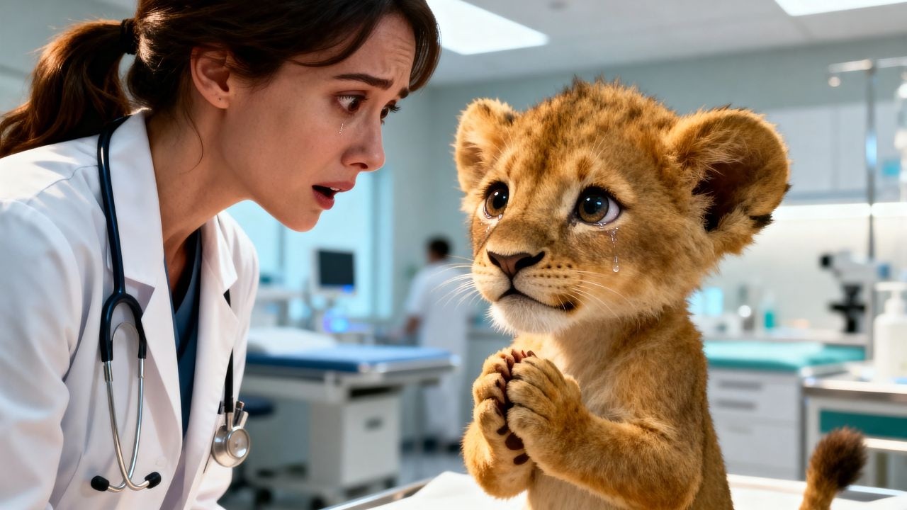 The Human Fell Sick — One Cub Stood Before the Doctors Begging Them to Save Her I Sci-Fi Story