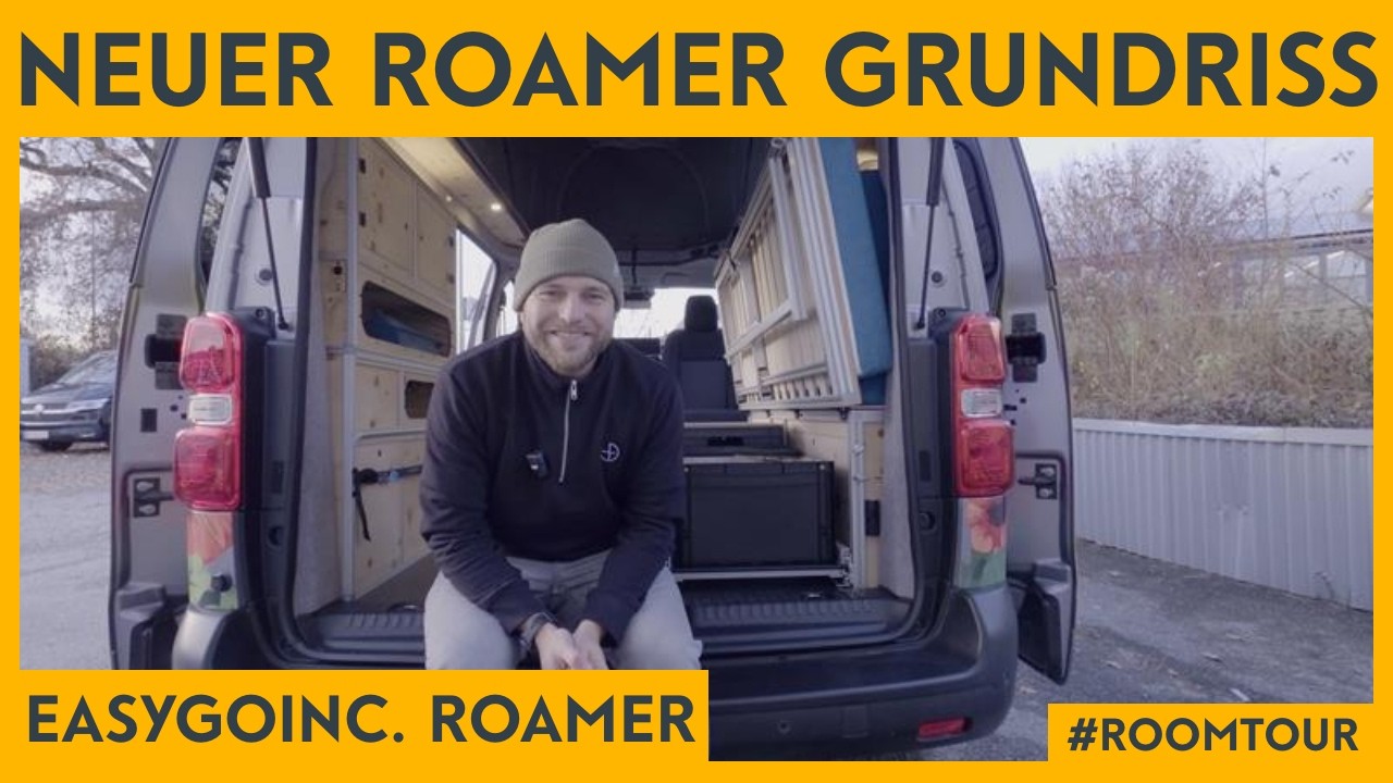 Neuer ROAMER Grundriss: Klapp- & Ausziehbett, Hochschrank uvm. | easygoinc. ROAMER